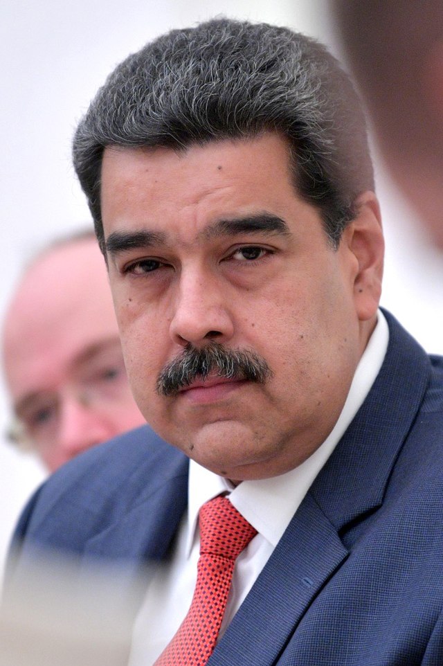 Nicolás Maduro (President of Venezuela) in 2019. Credit wikipedia.org/wiki/Nicolás_Maduro