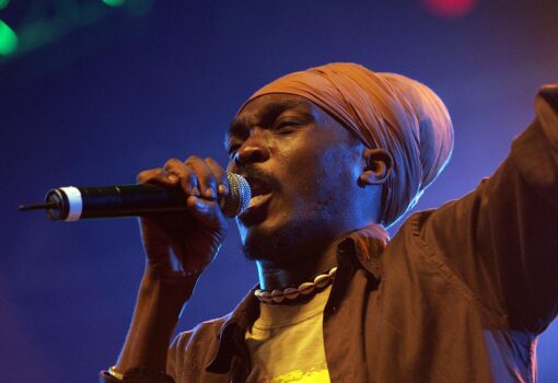 Anthony B at the Roskilde Music Festival, Denmark, (Photo by Bernd Muller/Redferns)